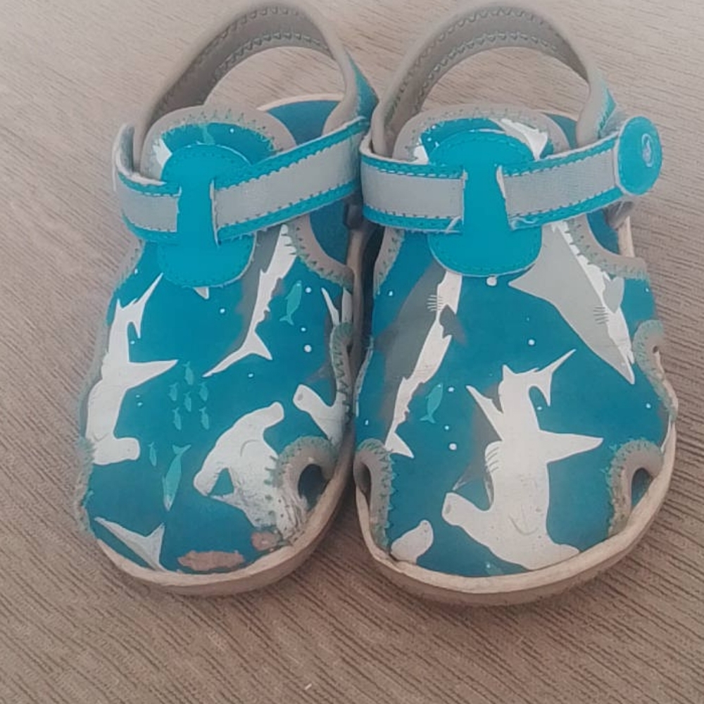 Stride Rite Shark Toddler water shoes
